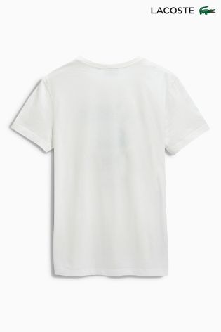 White Lacoste&reg; Fairplay T-Shirt